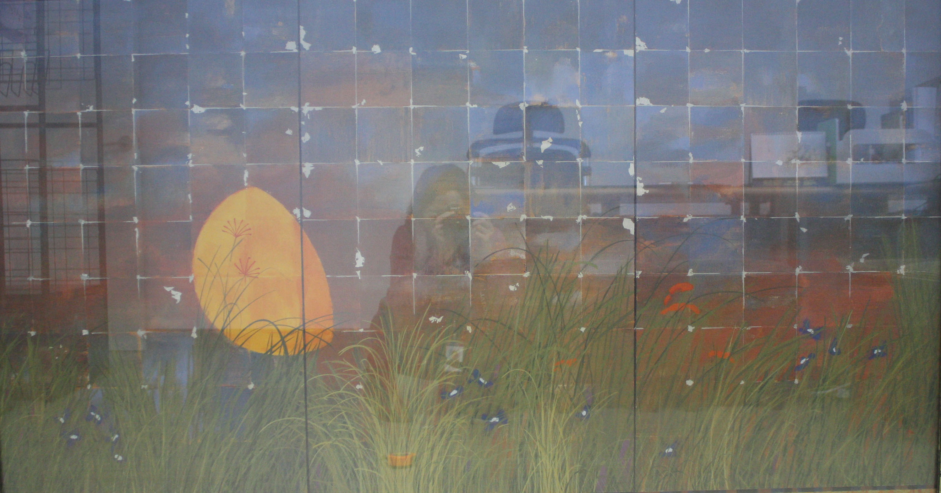 Violets in the Breeze