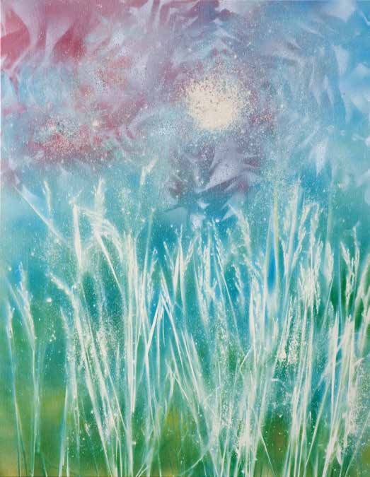 The Full Moon Singing to Rice Fields